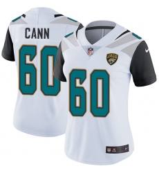 Women's Nike Jacksonville Jaguars #60 A. J. Cann Elite White NFL Jersey