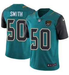 Men's Nike Jacksonville Jaguars #50 Telvin Smith Teal Green Team Color Vapor Untouchable Limited Player NFL Jersey