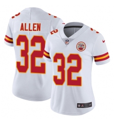 Women's Nike Kansas City Chiefs #32 Marcus Allen Elite White NFL Jersey
