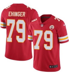 Men's Nike Kansas City Chiefs #79 Parker Ehinger Red Team Color Vapor Untouchable Limited Player NFL Jersey