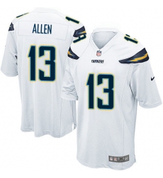 Men's Nike Los Angeles Chargers #13 Keenan Allen Game White NFL Jersey Men's Nike Los Angeles Chargers #13 Keenan Allen Game White NFL Jersey