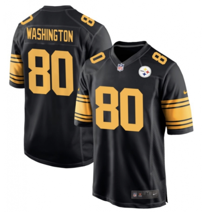 Men's Pittsburgh Steelers #80 Darnell Washington Black Color Rush Vapor Untouchable Limited Stitched Jersey