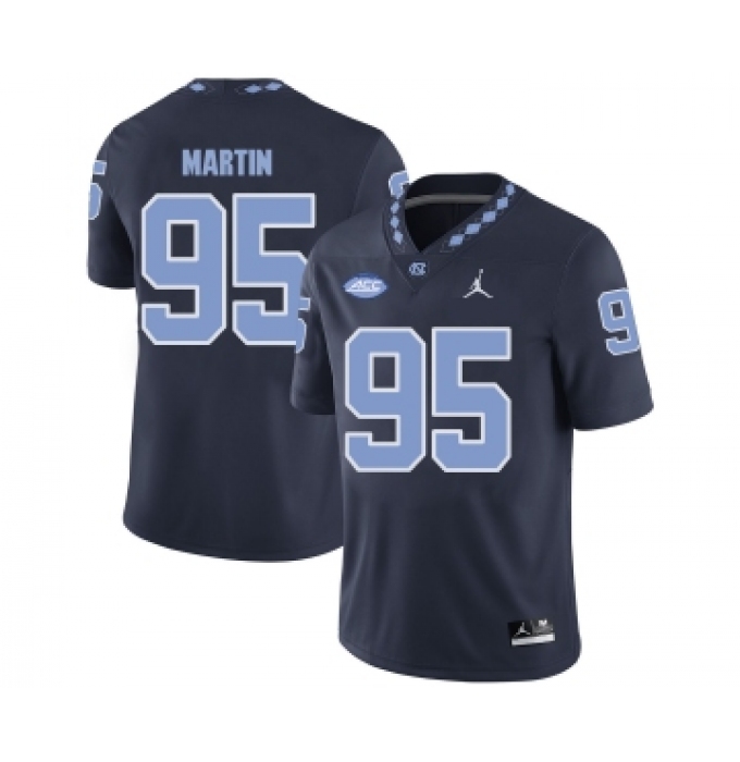 North Carolina Tar Heels 95 Kareem Martin Black College Football Jersey