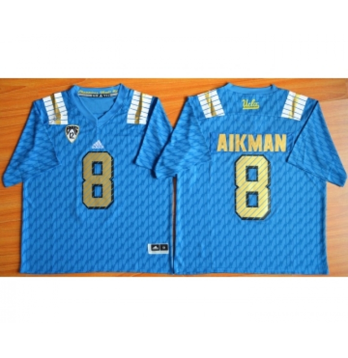 UCLA Bruins 8 Troy Aikman Blue College Jersey