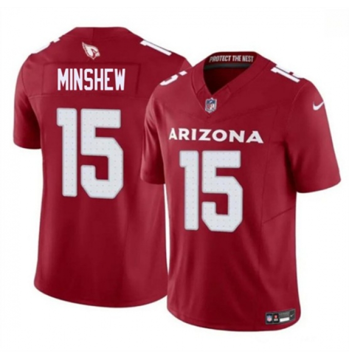 Men's Arizona Cardinals #15 Gardner Minshew Red 2026 F.U.S.E. Vapor Untouchable Limited Football Stitched Jersey