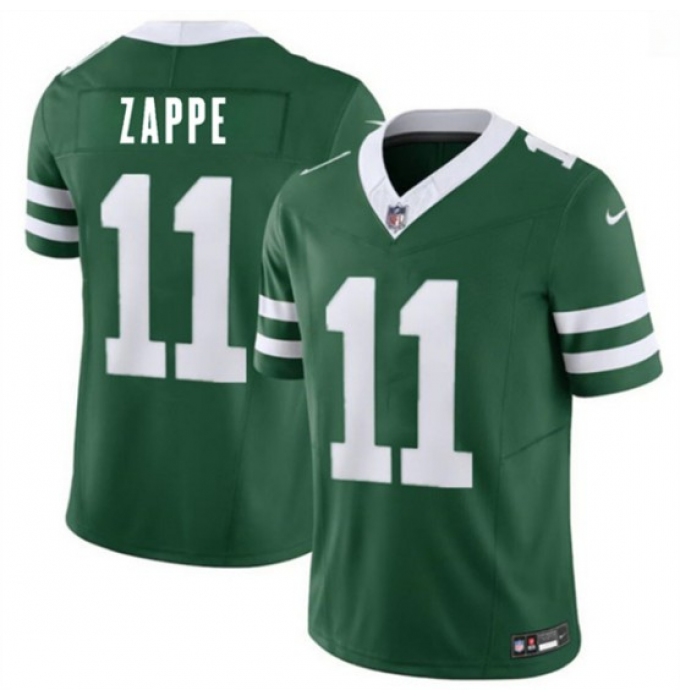 Men's New York Jets #11 Bailey Zappe Green 2026 F.U.S.E. Vapor Untouchable Limited Football Stitched Jersey