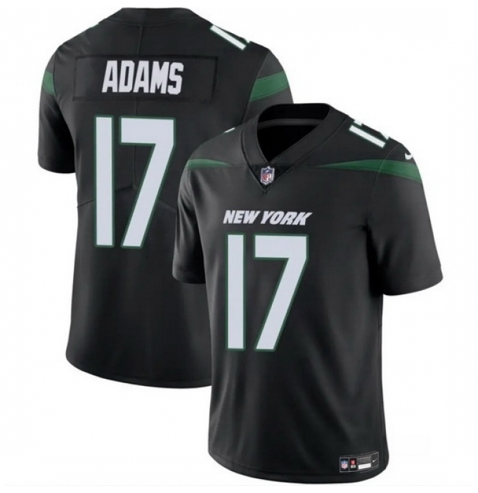 Youth New York Jets #17 Davante Adams Black 2024 Vapor Untouchable Limited Stitched Jersey